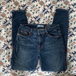 7 FOR ALL MANKIND b(air) ankle skinny size 29
